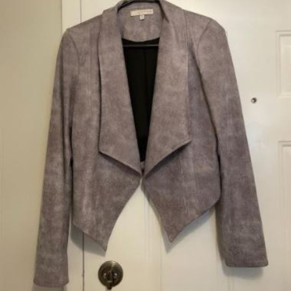 Lavender Brown Suede Jacket